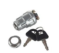 CENPEK Interruptor de arranque de encendido con 3 posiciones, 3 terminales de conexión, 2 llaves para automóvil, motocicleta, tractor, agrícola, modificado, Pit Quad, Go Kart, UTV, ciclomotor, Buggy