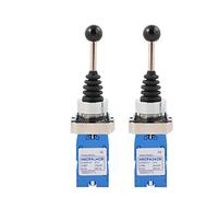 CENPEK Interruptor Maestro basculante Cruzado de 2 Piezas de 22 mm, Bloqueo automático/reinicio automático de 4 vías, Controladores 4 Posiciones, 4 NA,Montaje en Panel de 150 V / 250 V / 600 V