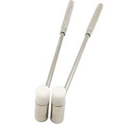 CENPEK Juego de 2 Martillos de Doble Cabeza para Joyeros, Martillo de Metal Pequeño, Mango de Acero, Martillo de Reloj Pequeño para Manualidades de Cuero