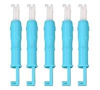 CENPEK Juego de 5 piezas de insertador y enhebrador de agujas de coser para la mayoría de máquinas de coser domésticas