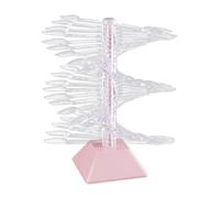 CENPEK Juego de uñas en Espiral, Juego de uñas postizas, Soporte de exhibición de Color de uñas,