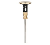CENPEK Kit de indicadores de rueda - cabezal de parada de rodillo micro ajustador métrico regla imperial herramienta de marcador de latón para carpintería