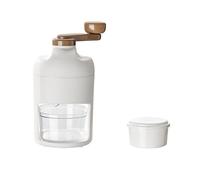 CENPEK Máquina de Hielo raspado Manual para el hogar, máquina de Hielo triturado portátil, Utilizada para Hacer cócteles y Batidos de Hielo triturado en Restaurante, Bar (Blanco)