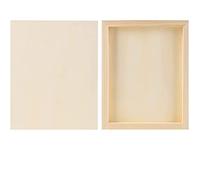CENPEK Paquete de 2 paneles de madera sin acabar, lienzos de madera para pintura, vertido, arte, uso con aceites acrílicos, 20 x 30 cm
