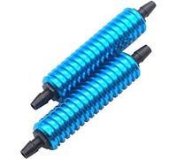 CENPEK, Paquete de 2, Tanque de Combustible, Enfriador de Aire, contrapresión, Aluminio, Piezas de Coche RC para HSP Redcta Axial 1/8 1/10, Accesorios de Control Remoto de Motor Nitro
