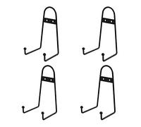 CENPEK Paquete de 4 soportes para montaje en pared con caballete para exhibición de placas verticales de metal, soportes para marcos de fotos de pared con tornillos, 15,2 cm