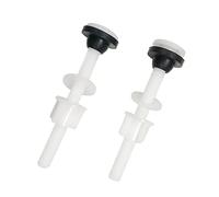 CENPEK Paquete de 4 tornillos para tanque de inodoro, plástico, cabeza hexagonal, 3/8" x 4", calidad residencial, ideal para reparaciones de tanques de inodoro