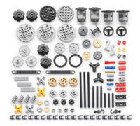 CENPEK Piezas de Repuesto técnicas, Conjuntos de Ladrillos de Conectores de eslabones de Cadena de Engranajes técnicos de 116 Piezas, Piezas de Repuesto Pasador de Eje