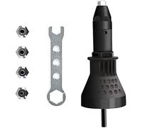 CENPEK Pistola de tuerca de remache eléctrica para taladro inalámbrico Remache eléctrico adaptador de pistola de tuerca de remachado inalámbrico Kit de herramientas de remachado adaptador