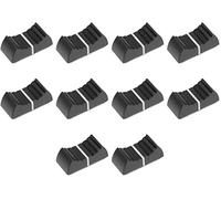CENPEK Potenciómetro de deslizamiento recto de plástico negro, 10 unidades, eje de inserción de 4 x 1,2 mm