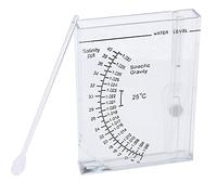 CENPEK Probador de salinidad prueba de gravedad específica del mar para pecera estanque agua salada agua dulce exacta hidrómetro automático