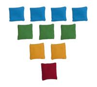 CENPEK Puff pequeño, 10 Unidades, 5 x 5 cm, de Colores, para Fiestas, para Equipos Deportivos Escolares