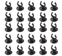 CENPEK Soporte para ventosas de Acuario, 25 Unidades, para Tubo de Tanque de Peces, Soporte para Calentador de tubería de Aire, Soporte para Tubo de Tubo de Aire para tubería de Aire(16 x 30 mm)