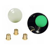 CENPEK Universal Car JDM - Pomo de cambio de bola luminosa para vehículos automáticos manuales de 5 6 velocidades con adaptadores