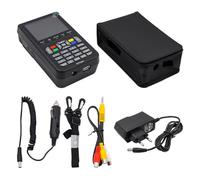 CENPEK V9 Buscador de Satélite Buscador Digital Medidor Detección de Satélite DVB-S/S2 Receptor de Señal Decodificador Soporte H.265 con Pantalla Digital LCD de 3,5 Pulgadas