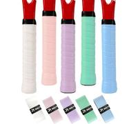 CENSIVI 5 Piezas Grip para Raquet - Empuñadura de Raqueta de Repuesto Raquetas de Tenis/Bádminton/Squash Overgrip Antideslizante Mango Absorbente Perforado