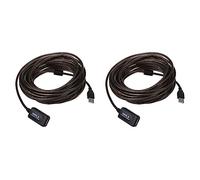 Censous 2 unidades 10 m USB 2.0 Active Extension/Repetidor 480 de Extensión USB