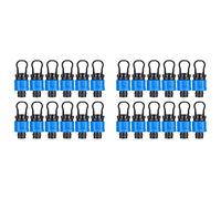 Censous 24 tapones de extremo de tubo de riego por de 1/2 pulgada, ajuste universal de tapa de extremo, compatible con tubos de de de 16 a 17 mm