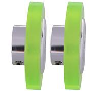 Censous 2X Rueda de Mediciónde La Rueda Industrial Codificador Poliuretano de Aluminio de 200mm para Medir el Codificador Rotatorio