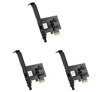 Censous Adaptador de red PCIe de 2,5 GBase-T I225 V 2,5 G/1G/100 Mbps PCI Gigabit Ethernet RJ45 LAN adaptador convertidor