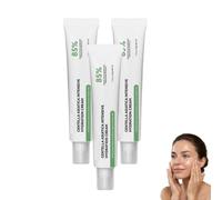 Centella Asiatica Crema de hidratación intensiva para pieles sensibles - Hidratante facial calmante con Centella Asiática y ácido hialurónico - Crema de hidratación profunda para pieles (3 piezas)