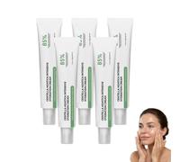 Centella Asiatica Crema de hidratación intensiva para pieles sensibles - Hidratante facial calmante con Centella Asiática y ácido hialurónico - Crema de hidratación profunda para pieles (5 piezas)
