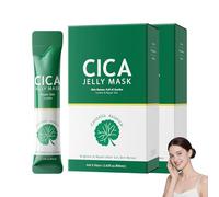Centella Asiatica Jelly Mask, 4 ml x 40 unidades, aclarante y reparador después de tomar el sol, efecto renovador de la piel