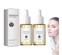 Centella Essence - Sérum facial Centella Essence, 30 ml, ampollas Centella, suero para reparación, hidratante y calmante, extracto centella asiática, suero facial hidratante antiedad (2 unidades)
