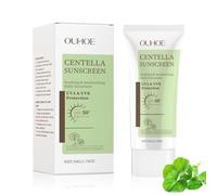 Centella Sunscreen 50 g, Crema Solar Facial Coreana SPF50+ PA++++, Madagascar Centella Sunscreen, Impermeable, No Grasa, Fuerte Protección UV, Crema Solar Facial para Todo Tipo de Piel