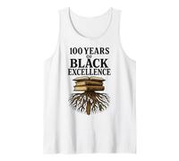 Centenario del Mes de la Historia Negra 100 años de Excelencia Negra Camiseta sin Mangas