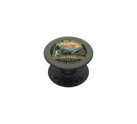 Centenario del Parque Nacional de Las Grandes Montañas Humeantes 100 Años PopSockets PopGrip Adhesivo