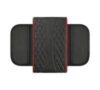Center Console Armrest Cover - Automotive Armrest Pad For Comfortable Driving | Leather With Elastic Sponge, Upper And Lower Console Fit, For Accessories, Daily Commuting, Family Trips