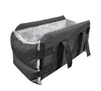 Center Console Dog Car Seat - Pet Travel Booster With Handle Dual-Use Bed | Safety Carrier For Car And Home | Dogs Cats Portable Comfort Adjustable Strap Washable