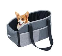 Center Console Dog Seat, Pet Car Seat For Small Dog, Dog Travel Carrier Console, Pet Seat For Car Console, Small Dog Console Carrier, Console Pet Carrier For Travel, Car Interior Pet Seat, Pet Travel