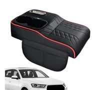Center Console Organizer For Car - Universal Anti-Slip Tray with Cup Holders & Storage Compartments For SUV Truck Sedan | Multi-Functional Console Cover Pad For Phones, Keys &