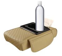 Center Console Pad - 35x21x7.5cm Car Armrest Storage Box, Car Armrest With Cup Holder | Convenient To Install Arm Rest Storage Organizer Box | Automotive Interior Fittings Accessories For SUVs Trucks