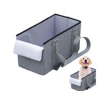 Center Console Small Cat Seat, plegable Cat Dog Seat for Car Center Console, Portable Pet Travel Seat, Pets Weight Under 6.5kg Road-Trip Travel Bags for Living Room and Bedroom
