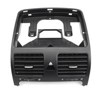 Center Dash Vent Louver Outlet Insert Cubierta de salida de aire acondicionado del tablero central delantero 1K0819728F / Compatible con VW Jetta Golf GTI Rabbit MK5 2006-2010 1K0-819-728-H-1QB