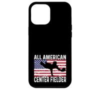 Center Fielder Field 4th of July All American Flag Carcasa para iPhone 12 Pro Max
