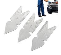 Center Gauge | 3 Pieces Lathe Cutting Tool | Stainless Steel Thread Gauges,for Metalworking Layout Marking Instrument Repair Equipment Maintenance Model Making Craft Projects