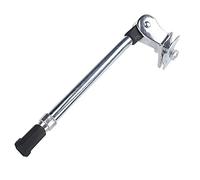 Center Mount Bike Kickstand, Aluminum Alloy Adjustable Bicycle Kick Stand for 24-27 Inch Road Mountain Bike (Plata)