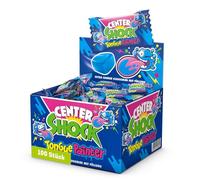 Center Shock Pillow Pintor Lengua, Caja de 100 Chicles Extra Ácido con Relleno, Adecuado para Cumpleaños, Piñata, Candy Bar y Navidad, 400 g