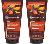 CENTIFOLIA 2-in-1 Curl Defining Gel Cream Bio Anti-Frizz Leave-In with Organic Mango & Curl Activator, Coating Effect, Jolies Boucles Range, Made in France, Pack of 2 x 150 ml