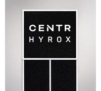 Centr x Hyrox competition sprint track Perform Turf 16.2 x 2 m 2 lanes with end zones and logos