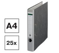Centra 221127 Carpeta estándar Cloud Marble, paquete de 25 unidades, reciclaje, Blue Angel, certificado LGA, A4, 5,2 cm de ancho, hasta 350 hojas (80 g/m²), protección de bordes, agujero para los