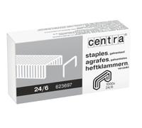 Centra 24/6mm Galvanised Staples (Box of 1000)