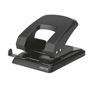 Centra HP40 - Perforadora de 2 agujeros, metal, color negro