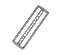 Centrado de acero para 18 correas de cuero de 48 mm de ancho para manualidades con tres herramientas de guía para trabajar el cuero