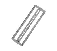 Centrado de acero para 18 correas de cuero de 48 mm de ancho para manualidades con tres herramientas de guía para trabajar el cuero