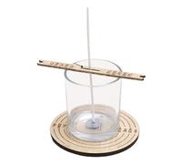 Centrador de Mechas para Velas, 2 Piezas de Madera - Herramienta para Colocar Pabilo en Tarros, Ideal para Principiantes y Aficionados a la Candelaria